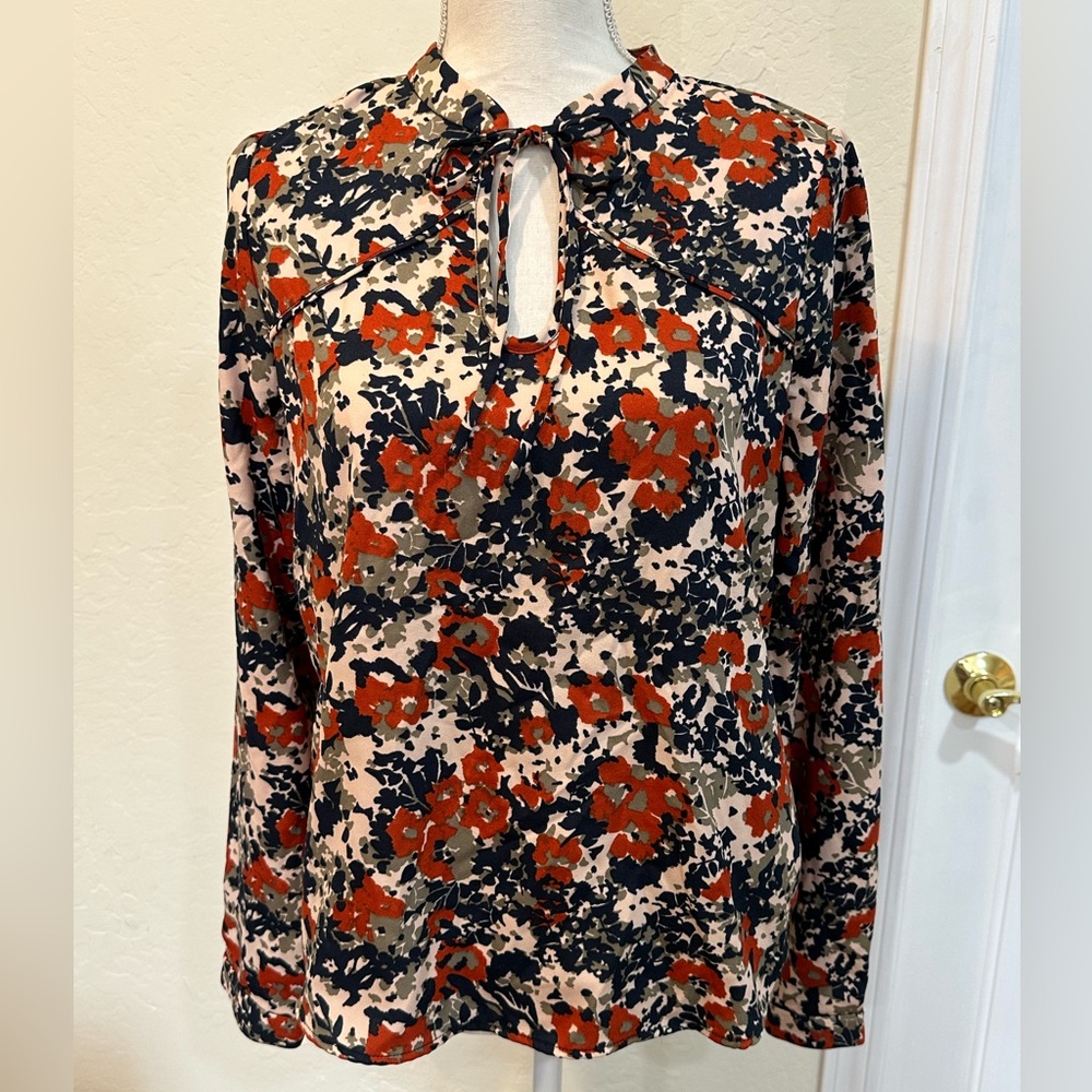 Prana Wild at Heart Naitical Wild Flower long sleeve Women’s Small
